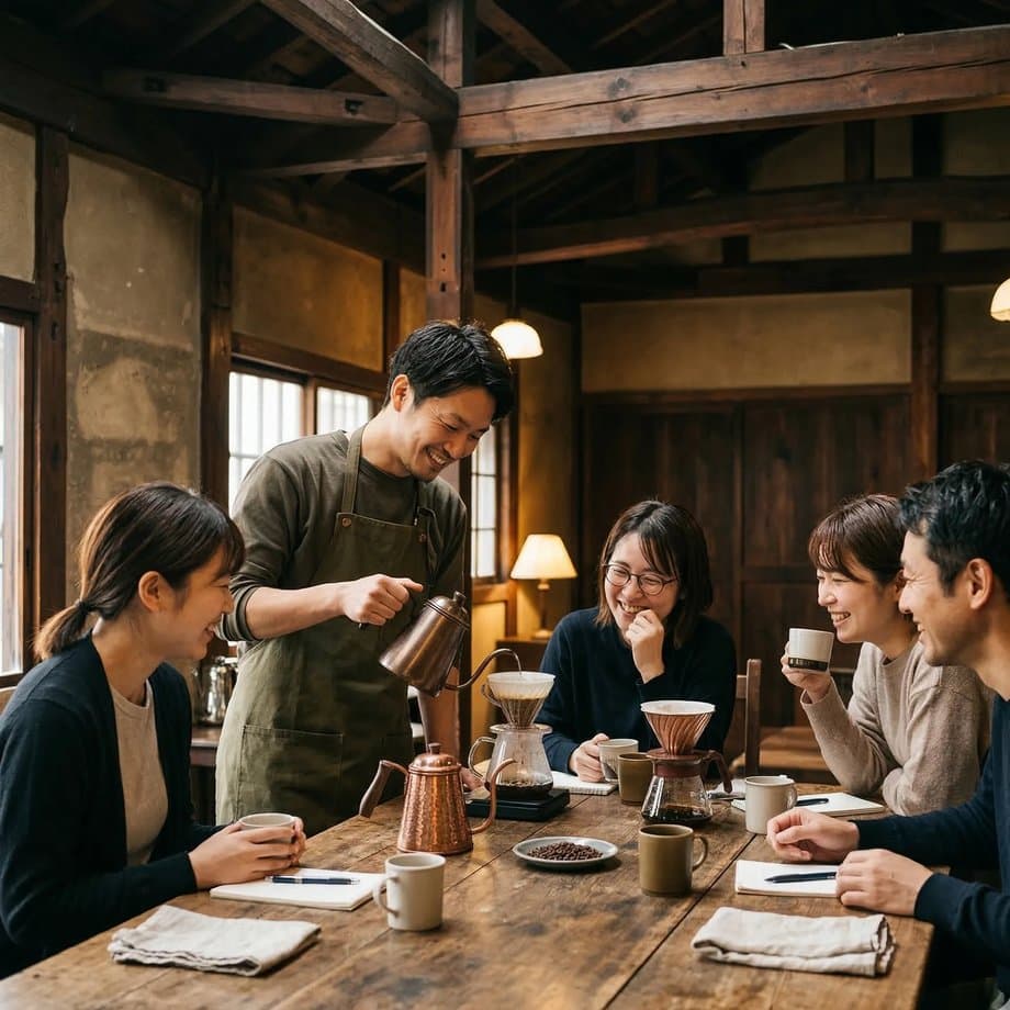 バリスタ体験ワークショップ（月2回開催）